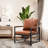 Faux Leather Armchair-91809830