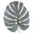Artificial Frosted Philodendron Monstera Leaf Stem-88235035