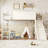 Wooden Loft Bed with Shelves, Wardrobe & Detachable Slide-125006286-125006284