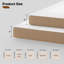 Surmatelas en mousse viscoélastique gélifiée 3 po pour soulager les maux de dos, housse amovible et sangles réglables  -683058402-683058401