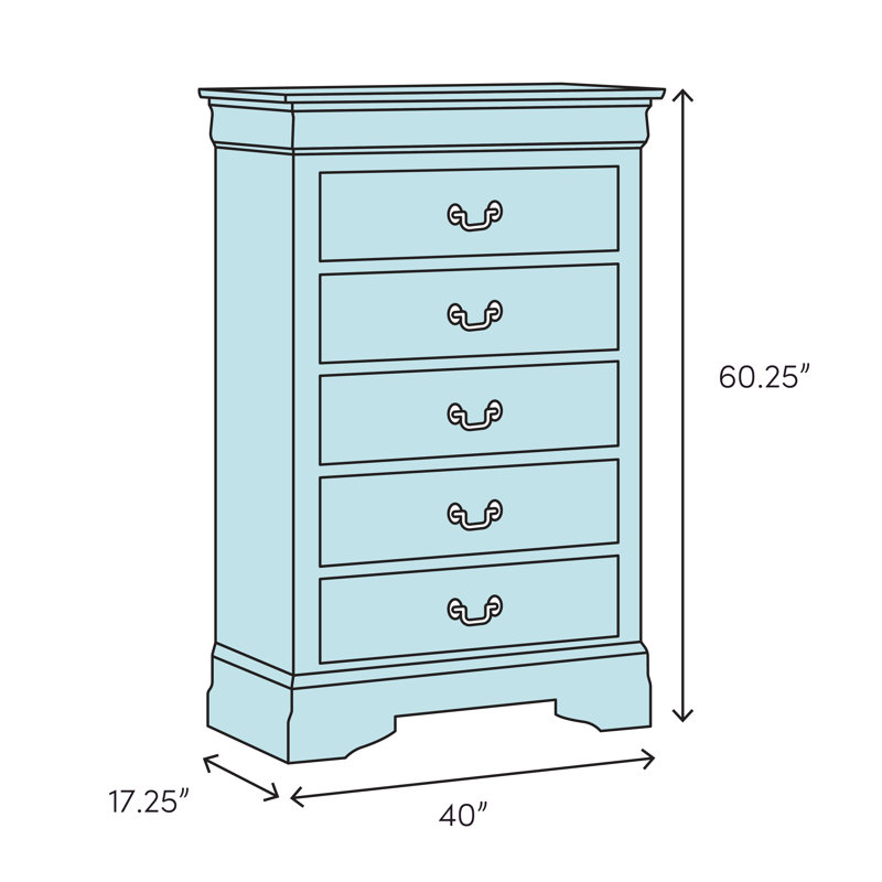 Sky Tower 7 - Drawer Dresser, Cloud White