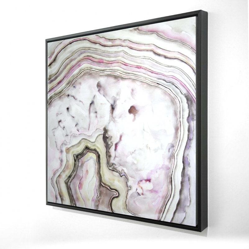 Agate, reproduction sur toile, H 24 po x l 24 po