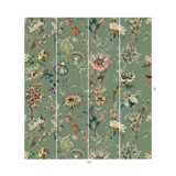 Flora Fantasia 9.84" L x 70.87" W Wallpaper Roll