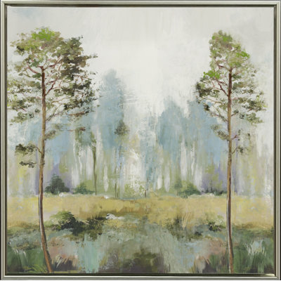 Tall Green Trees II Canvas Wall Art