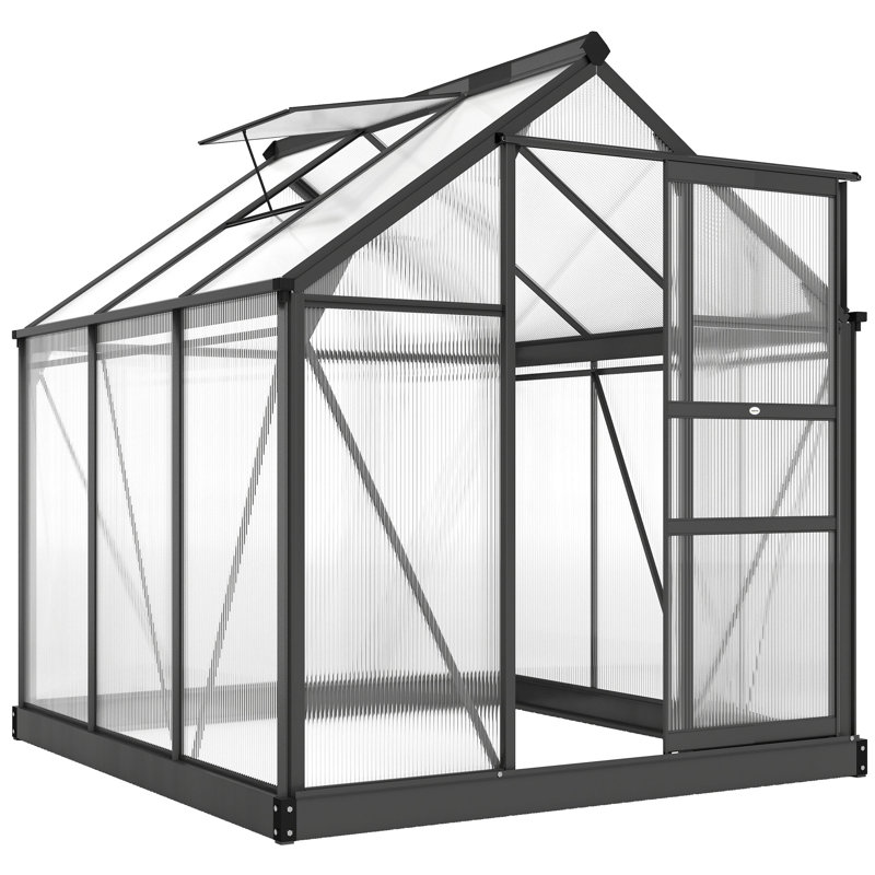 Outsunny Hobby Greenhouse, 79.25" H x 74.75" L x 75.5" D