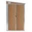 Wall-mounted Garden Shed Outdoor Tool Storage Shed Galvanised Steel-115281286-115281287