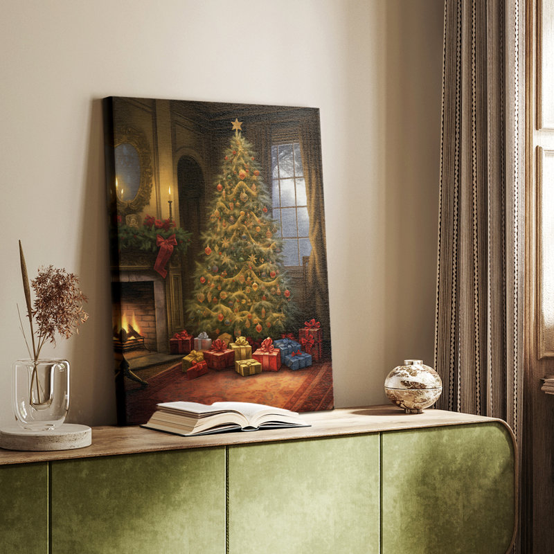 Art des Fêtes de Noël - Art déco sur mesure Cavas, H 36 po x l 24 po