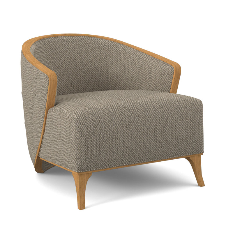 Penegrine Lounge Chair, Amber, Elise Flax