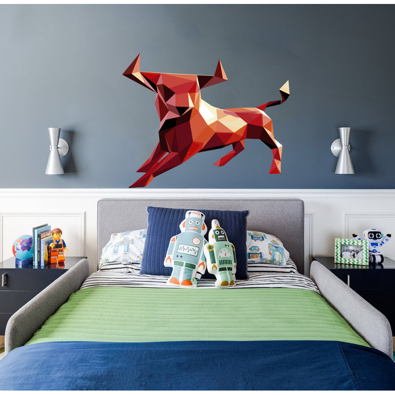 Animals Wall Decal, 33" H x 46" W