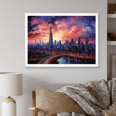 Skyscrapers Glass Giants I - Architecture Wall Art Living Room