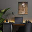  Art mural en verre «A Mothers Love» par Inconnu, 12 po x 16 po