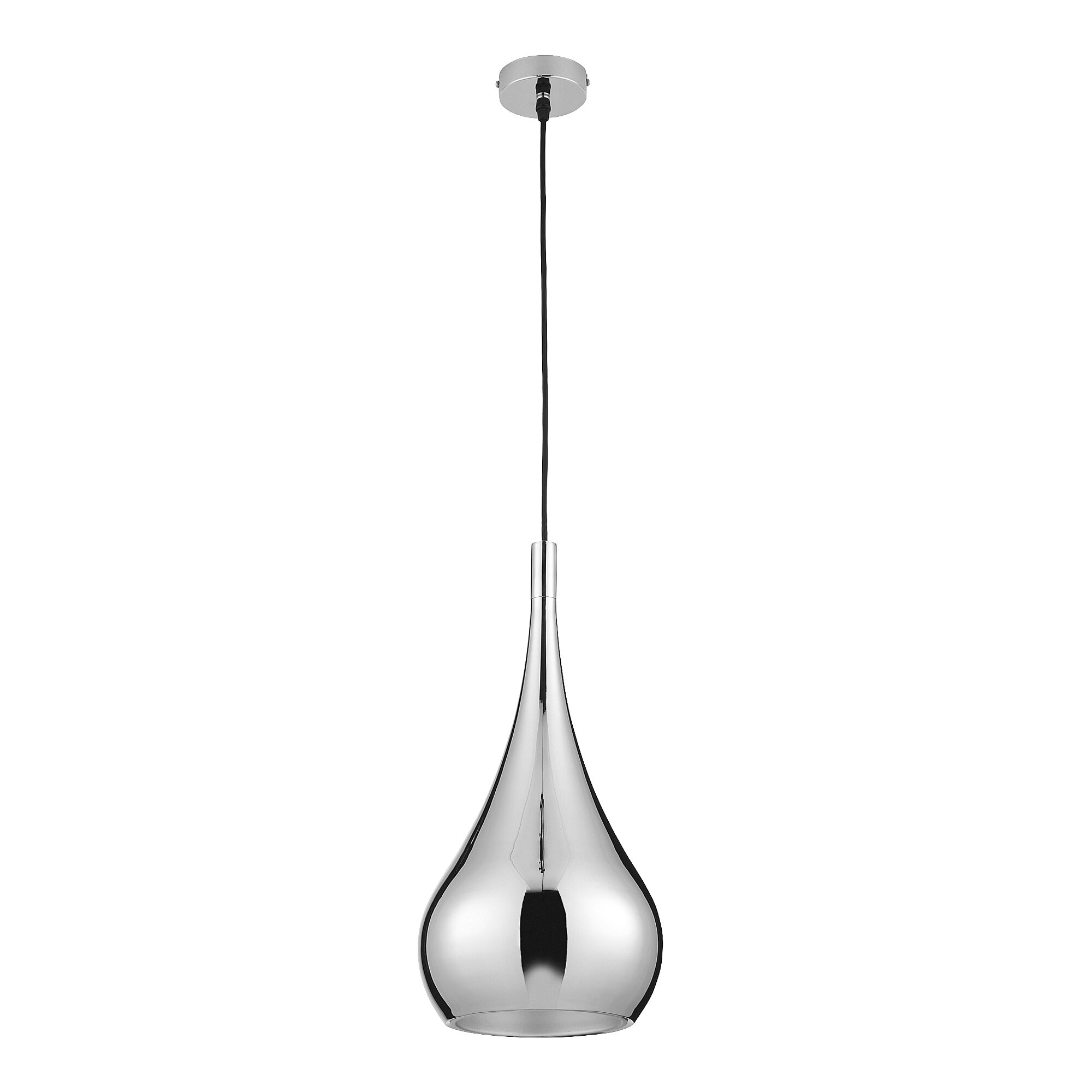 Chrome teardrop online pendant light