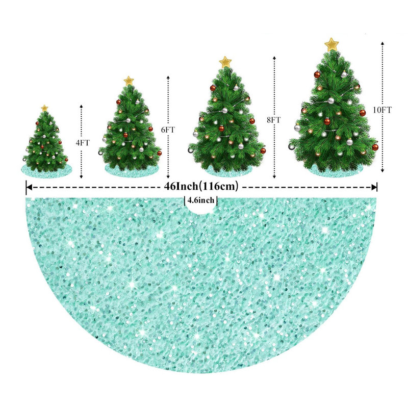 Tree Skirt, Light Green