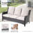 Jevonda Wicker 6 - Person Patio Conversation Set with Cushions-1205394631