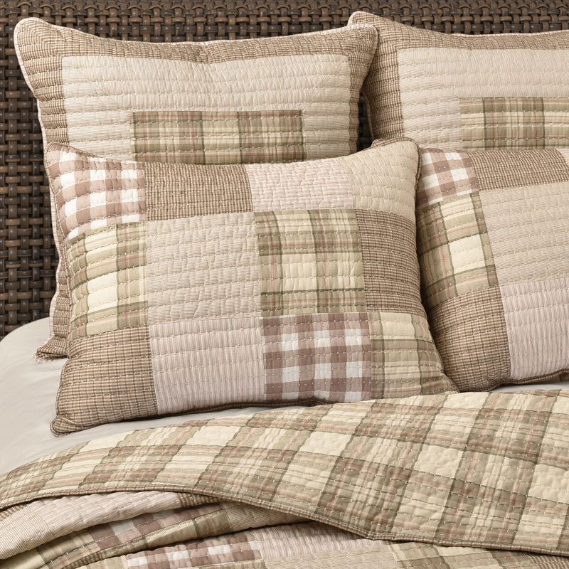 Taie décorative matelassée Melrose rosé, Grand lit