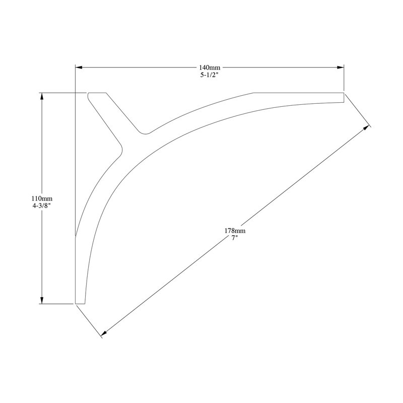 5-1/2 in x 4-3/8 in x 78-3/4 in Primed White Plain Polyurethane Crown Moulding