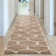Myshaggy Collection Rugs Trellis Design in Beige