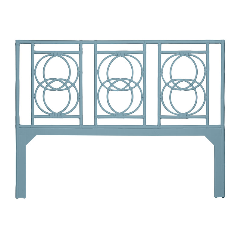 Open-Frame Headboard, King, Pool Blue