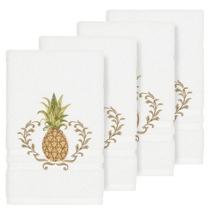 Welcome Turkish Cotton Hand Towel, White