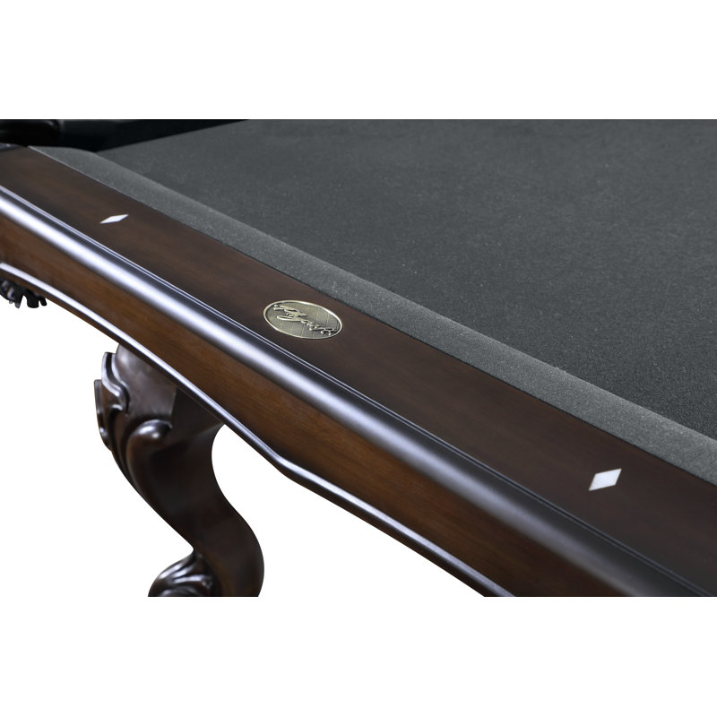 Wheaton Slate Pool Table with Professional Installation Included, Charcoal, No