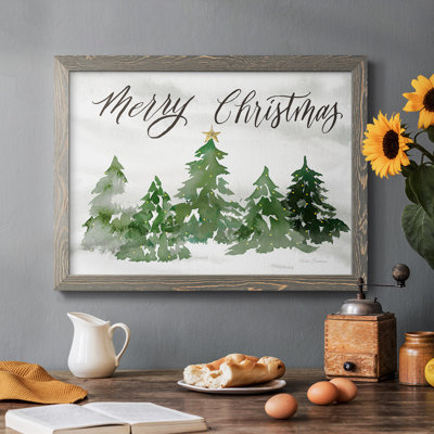 «Merry Christmas», reproduction d'art sur toile