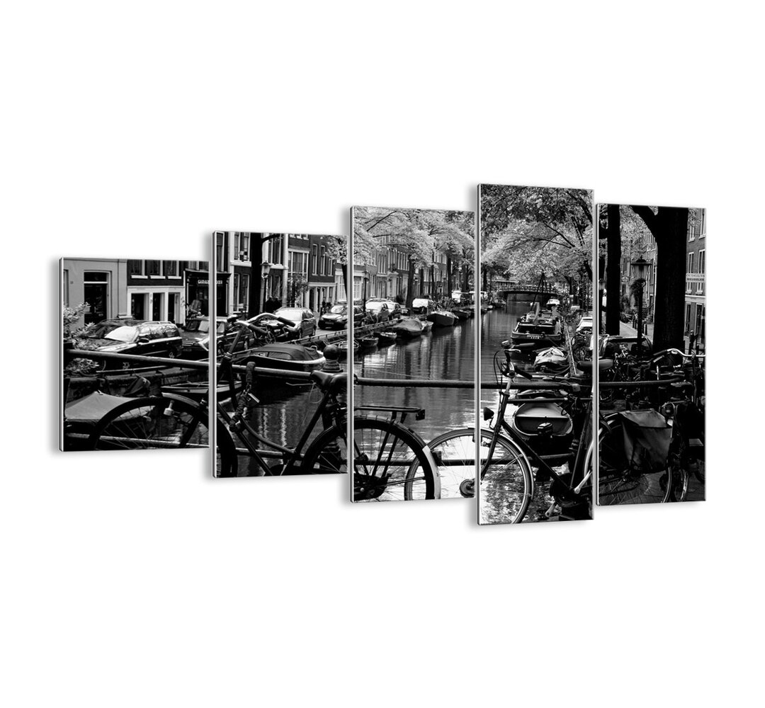 5-tlg. Glasbilder-Set - Fotografie „Very Dutch View”