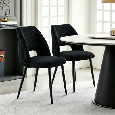 Corduroy Upholstered Dining Chair
