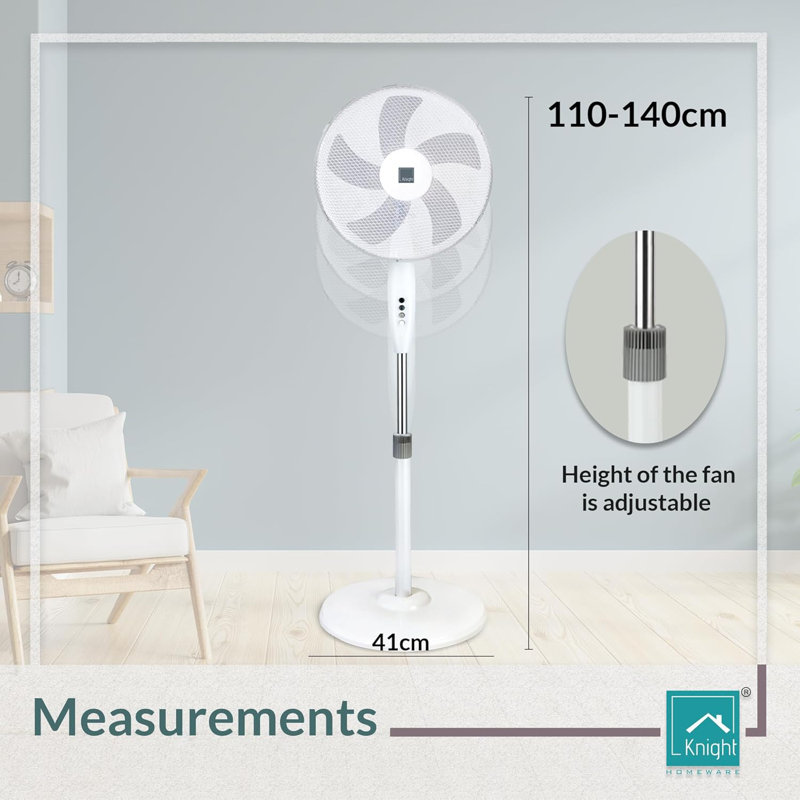 KNIGHT FANS 140Cm Oscillating Fan