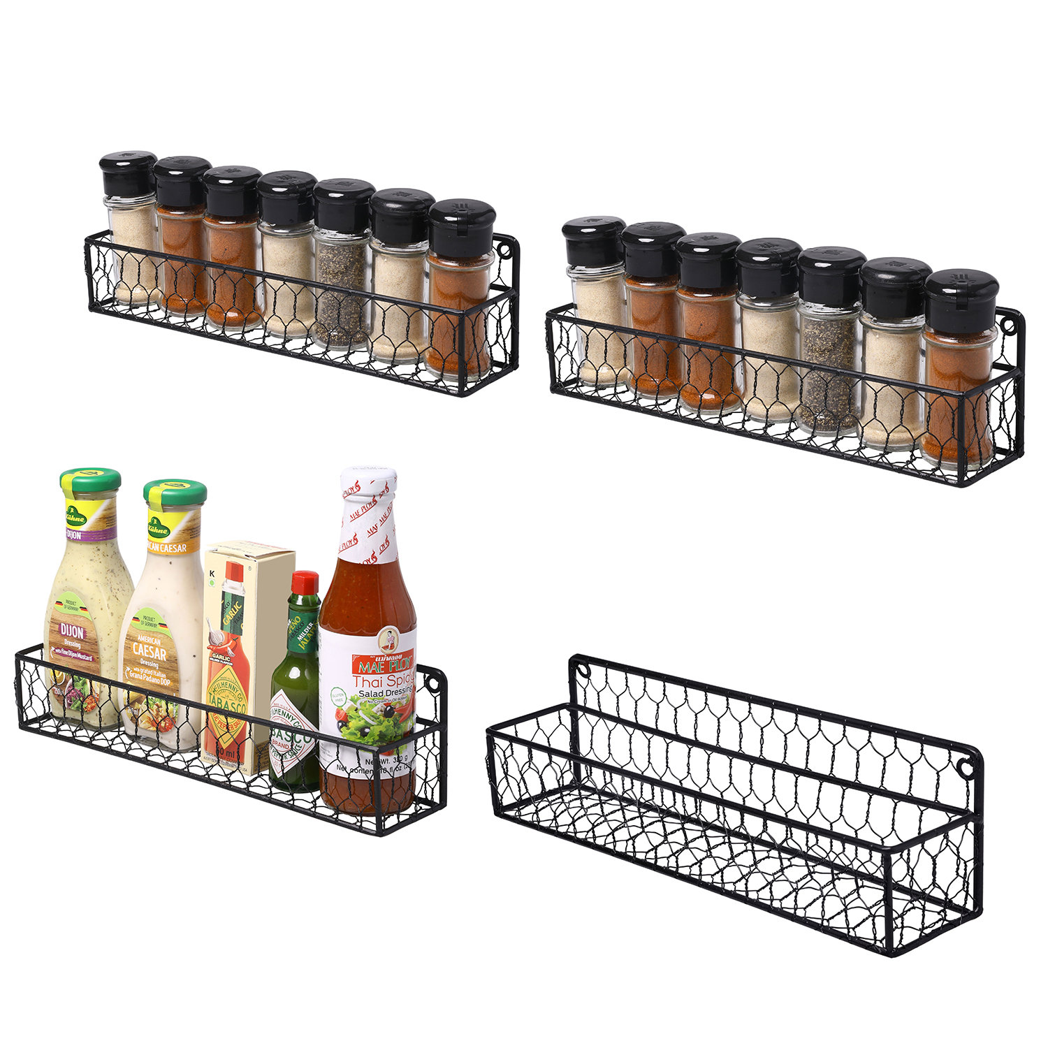 Prep & Savour 7 Jars Spice Rack & Reviews | Wayfair