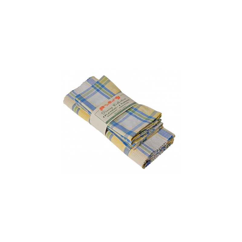St. Jean Cotton Plaid Rectangle
