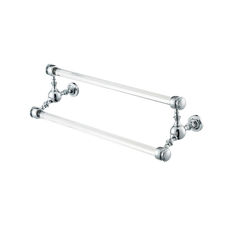 Double Towel Bar, Satin Nickel