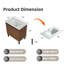 Meuble-lavabo 36 po avec lavabo
