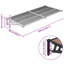 Dakota Fields 90cm D Polycarbonate Cover Retractable Door / Window Awning-1378901114-1378901108