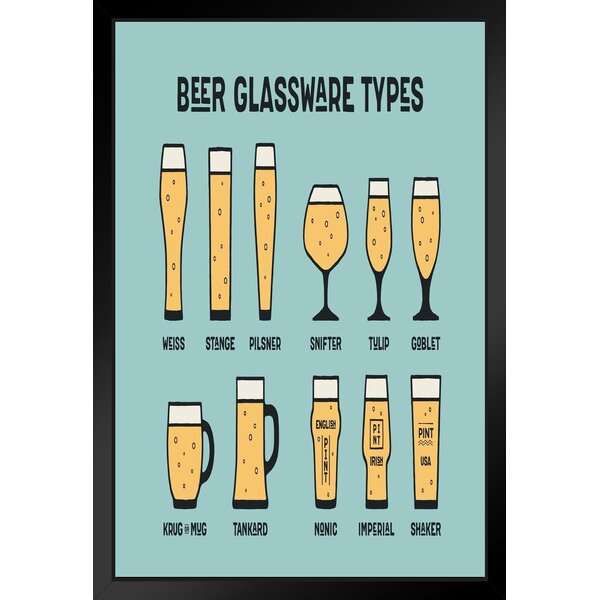 Beer Glass Pairing Chart – LOST DOG Art & Frame