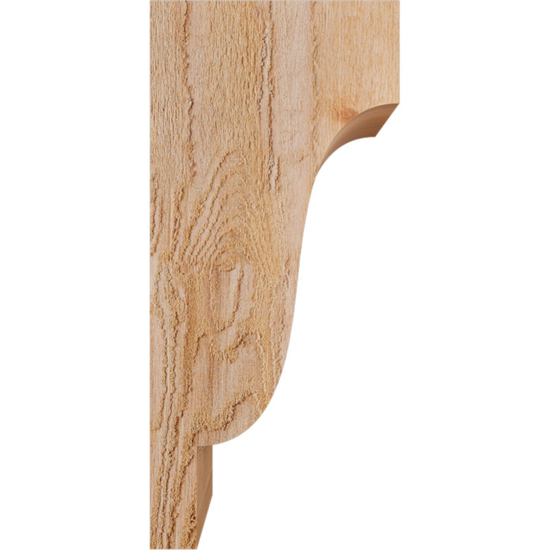 Newport Corbel, H 22 po x l 6 po x P 10 po, Cèdre rouge, Sciage brut