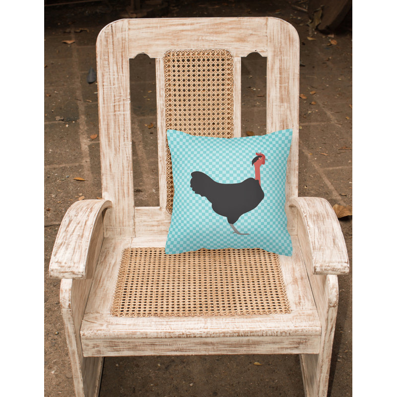 Coussin extérieur Eclectic, Bleu, 18 po x 18 po