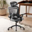 Chaise de bureau ergonomique avec appui-tête réglable et accoudoirs-919582859-919582858