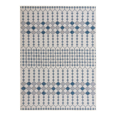 Ivory Traliccio Indoor/Outdoor Trellis Rug