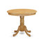 L'ensemble 3 pièces de table et chaises de cuisine comprend une table de salle à manger ronde avec piédestal et 2 chaises de salle à manger, acajou-1715758401-1715758412-1715758413