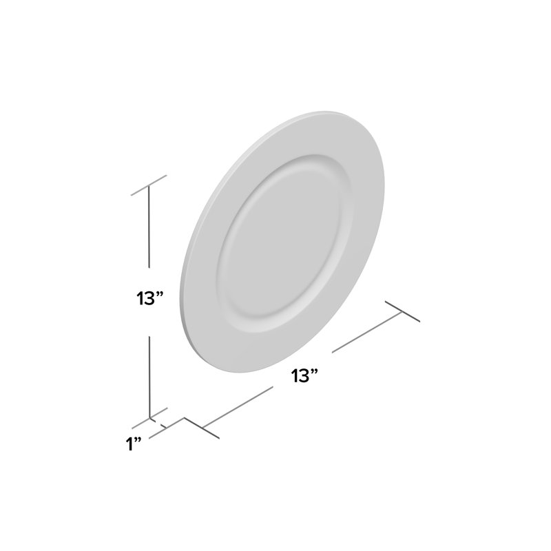 Isbella Melamine Charger, Gold