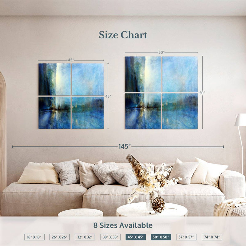 Horizons, 50'' H x 50'' W