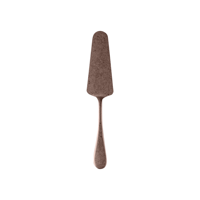 Vintage Stainless Steel Cake Server, Bronzo