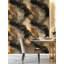 Papier peint or moderne beige
