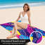 Serviette de plage à feuille tropicale 1Pcs
