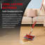 Nettoyeur manuel manuel pour plancher, balai de plancher et de tapis rechargeable sans cordon avec corps à profil bas pour atteindre sous les meubles, rouge-130818887