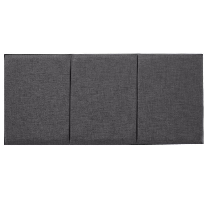 Ergys Upholstered Headboard, Twill, Kingsize (5'), Charcoal