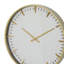Horloge murale contemporaine en verre blanc Della Joss & Main, 19,63 x 19,63 x 2,38-5983219