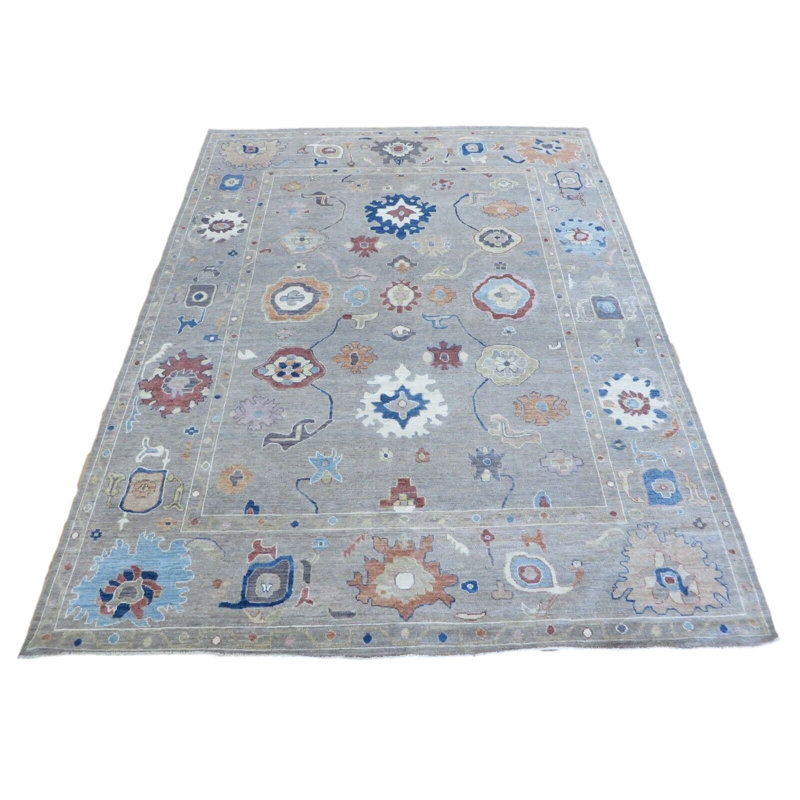 Tapis beige unique de 9 pi x 11 pi 9 po