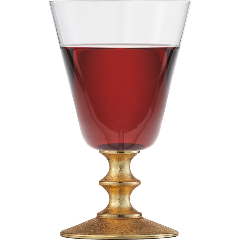 Balor 290ml Red Wine Glass Set, Gold