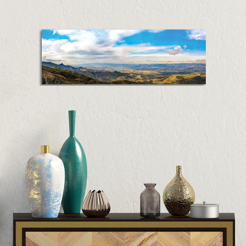 Cloudscape Big Panorama II by Glauco Meneghelli - Print on Canvas, Wrapped Canvas, 30.48 cm H x 91.44 cm W x 1.91 cm D